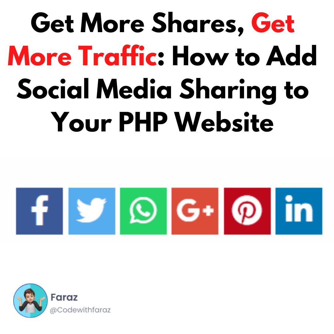 get more shares, get more traffic how to add social media sharing to your php website.jpg